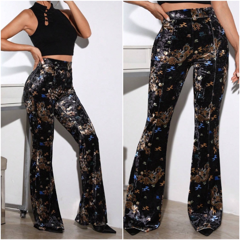 Luxe Velvet Wide Leg Pants